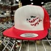 The Hook Up Tackle Hats Flag Logo Trucker Hat