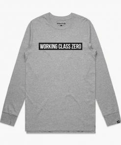 Working Class Zero Standard Logo Long Sleeve Tee Shirt